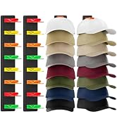 Coopache Hat Organizer for Baseball Caps 2 Pack, Hat Rack for Hanger Wall or Door Ball Cap Storag...