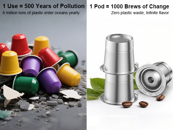 NUKALO Stainless Steel coffee pods