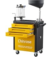 TrainBoy Oil Drainer and Extractor with 3-Tier Drawer Oil Drainer Extractor Waste Oil Extractor D...
