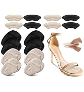 Riootlnm Metatarsal Pads, Ball of Foot Cushions, Heel Pads Inserts for Too Big Shoe, Reduce Foot ...