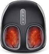 Nekteck Foot Massager Machine with Heat, Shiatsu Feet Massage for Plantar Fasciitis & Neuropathy,...