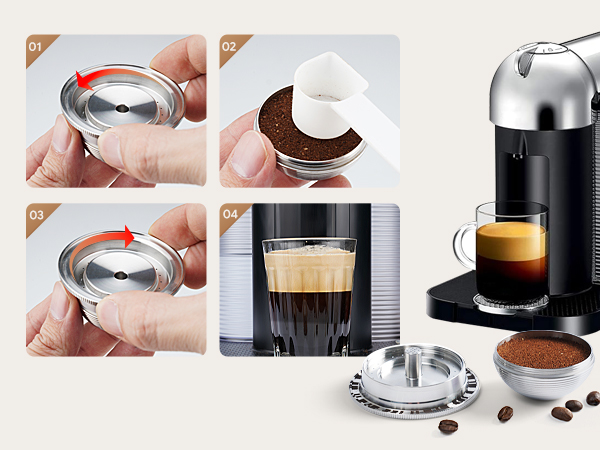 reusable nespresso vertuo pods