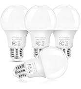 Brightever A19 Dimmable LED Light Bulb, E26 Led Bulb 60 Watt Equivalent, Energy Efficient 9W, Sof...