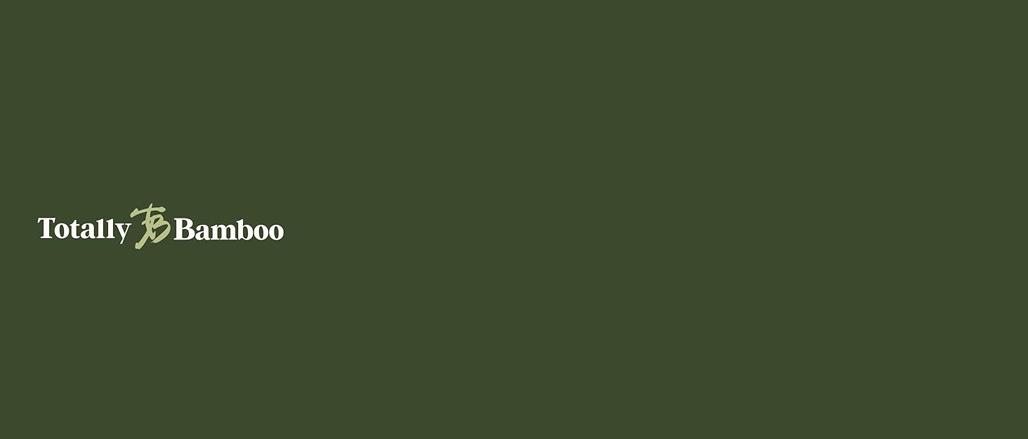 totally bamboo logo on dark green background