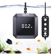 Aquarium Thermometer Submersible, Digital Fish Tank Thermometers with USB for GlassTank, Aquarium...