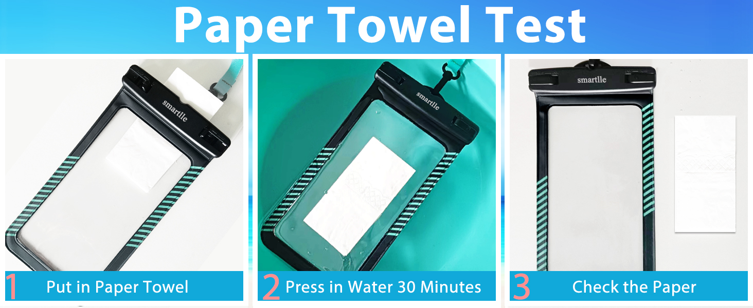 waterproof phone protector pouch iphone water case holder necklace under water park pool Vacation