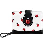 Sunwel Fashion Cutest Fruit Prints Wallet Card Slots Small Wallet with Zipper Coin Pouch Wallet f...
