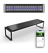 FZONE Aquarium Light for Plants, 24W LED Fish Tank Light for 18–24‘’, Full Spectrum with APP Cont...