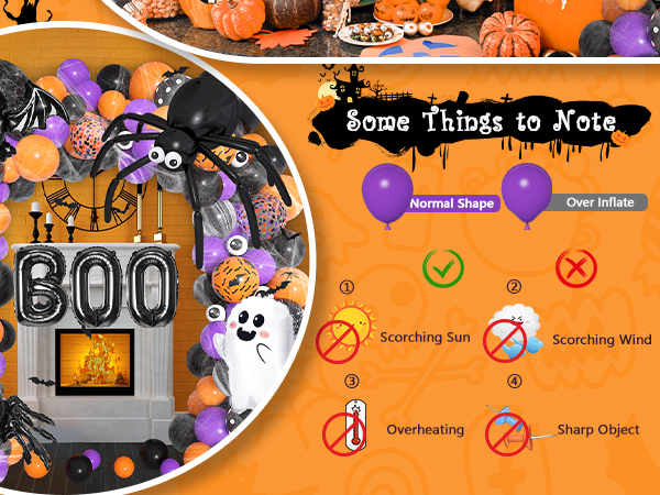halloween balloon arch