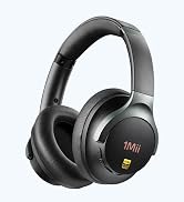 1Mii Hybrid Active Noise Cancelling Bluetooth Headphones with Hi-Res Audio | Over Ear Headphones ...