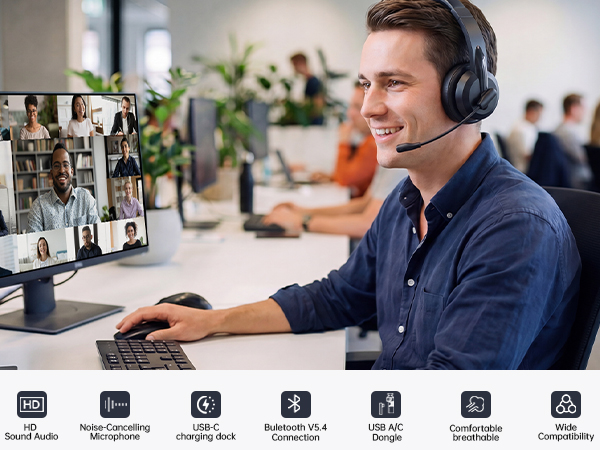 bluetooth headset with microphone