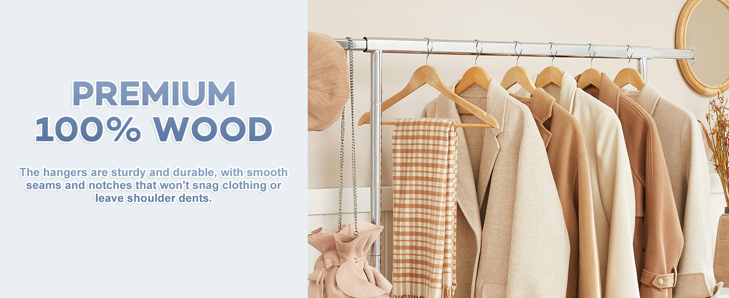 wooden hangers