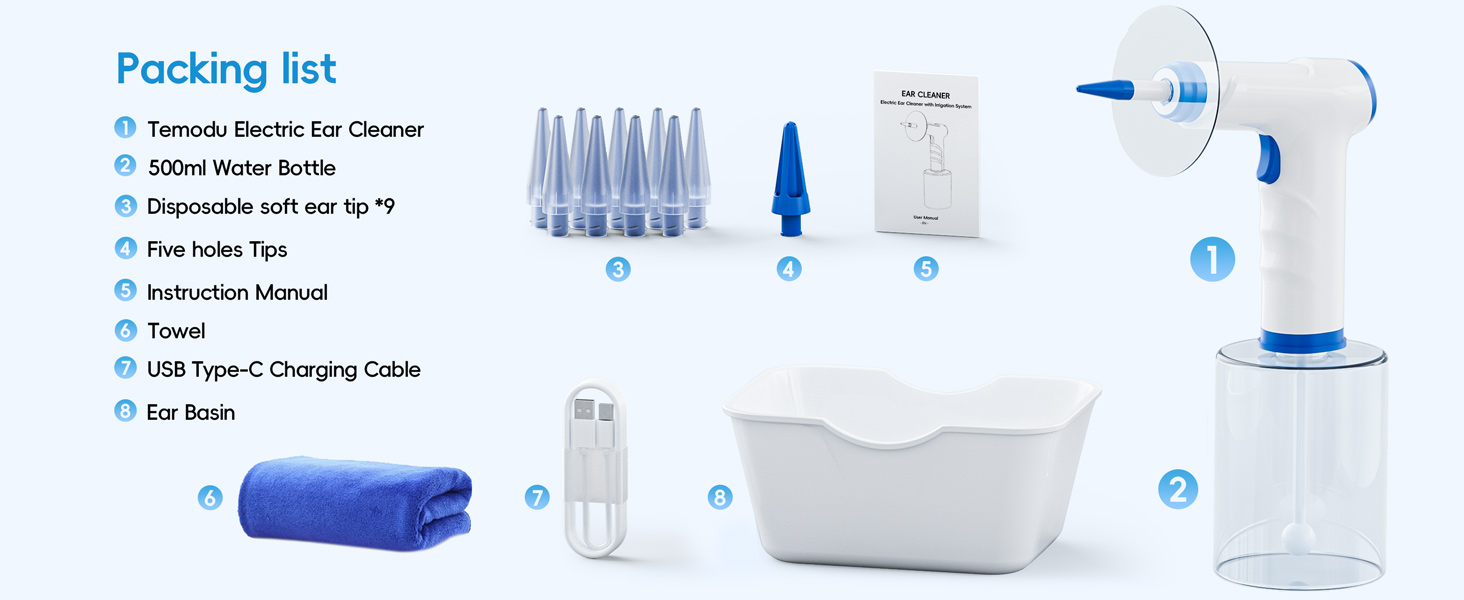 Electric Ear Wax Removal Kit
