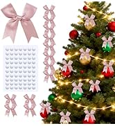 TIMESEEK Gift Wrap Bows 3.3", 60pcs Rose Gold Premium Satin Ribbon Bows for Gift Wrapping, Treat ...