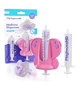 Playhouse MD Medicine Buddy Medication Dispenser, Butterfly - Liquid Syringe for Newborns, Infant...