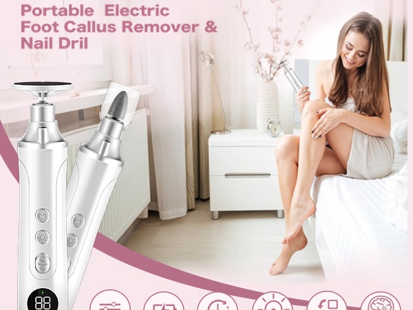 Portable Electric Foot Callus Remover & Nail Dril