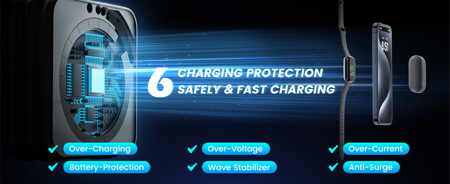 3 in 1 wireless charging station apple Foldable magsafe charger for iPhone 15 14 13 12 Pro Max Plus