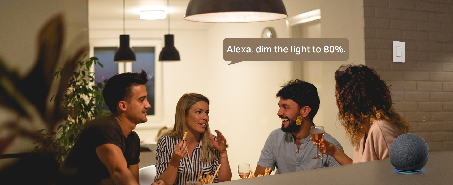smart dimmer switch works with Alexa