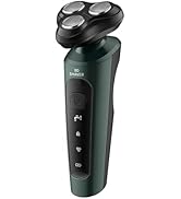 LinMei Electric Beard Trimmer for Men - Low Noise, 60 Min Battery, Washable Cutter Head, USB Char...
