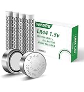 Tanatare 40 Pack LR44 Alkaline Batteries, 1.5V Premium Button Coin Cell Long Lasting for Electron...