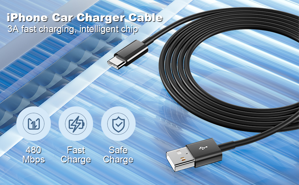 Car Carplay Cable for iPhone 15/16/16 Pro Max/Plus Cable