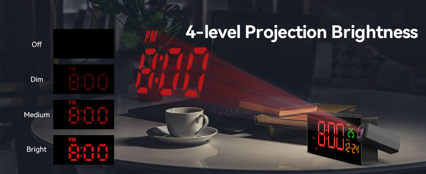 4 Levels of Projection Brightness