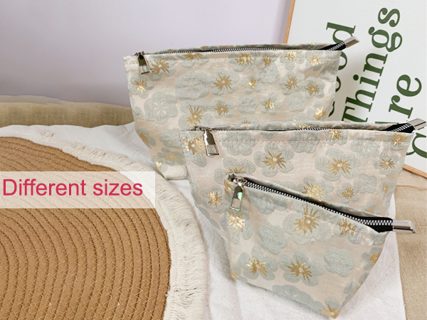 Cotton Floral Makeup Bag