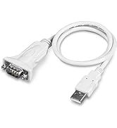 TRENDnet USB to Serial 9-Pin Converter Cable, Connect a RS-232 Serial Device to a USB 2.0 Port, S...