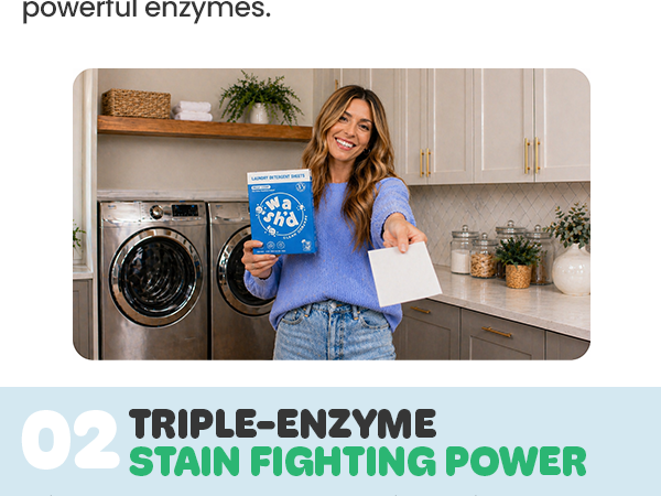 Wash'd Laundry Detergent Sheets 2