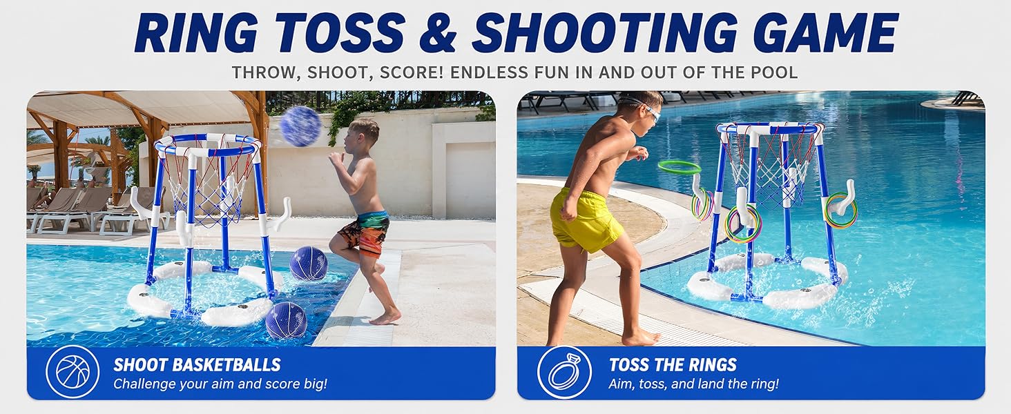pool basketball hoop