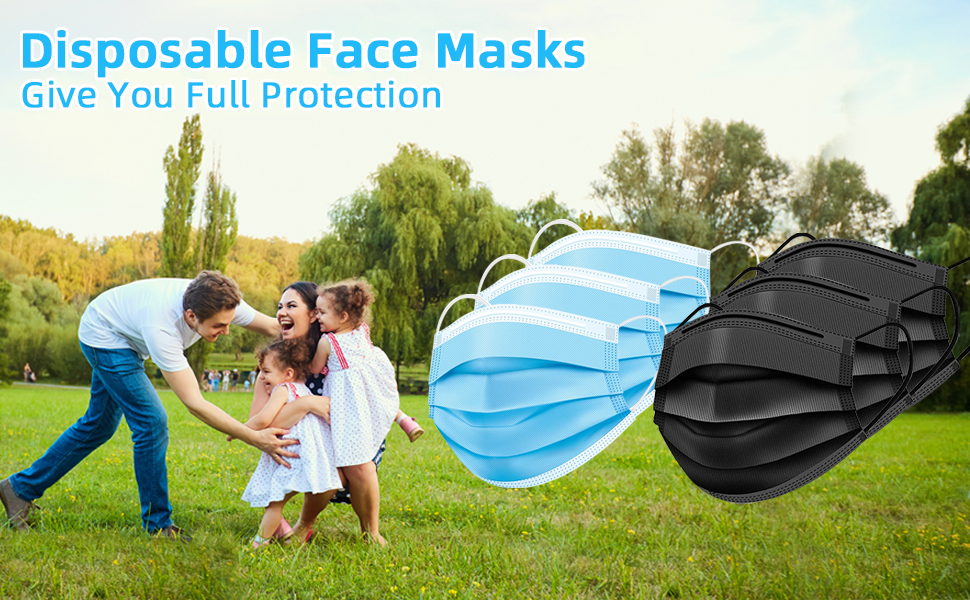 Disposable face masks
