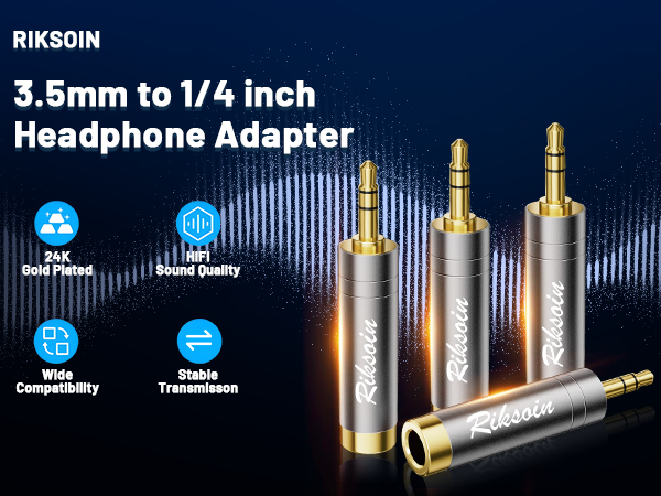 3.5mm to 1/4 inchHeadphone Adapter