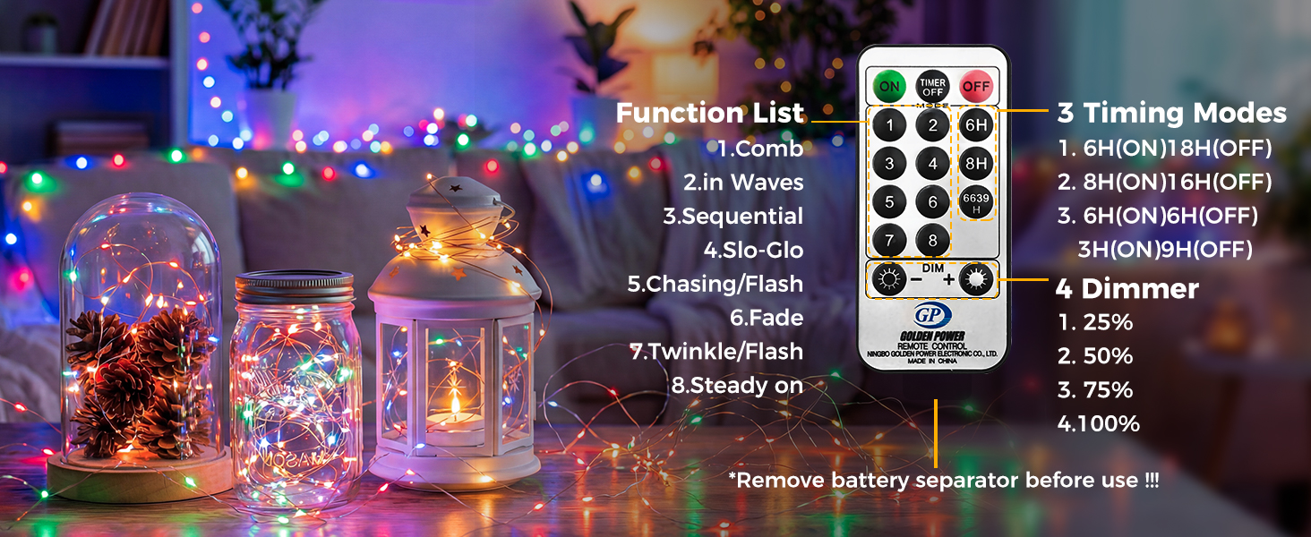 fairy lights plug in