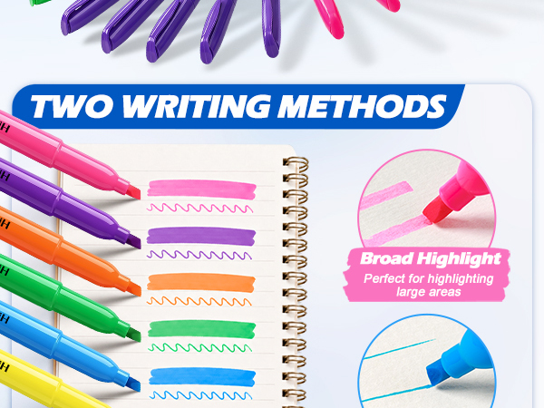 highlighters assorted colors