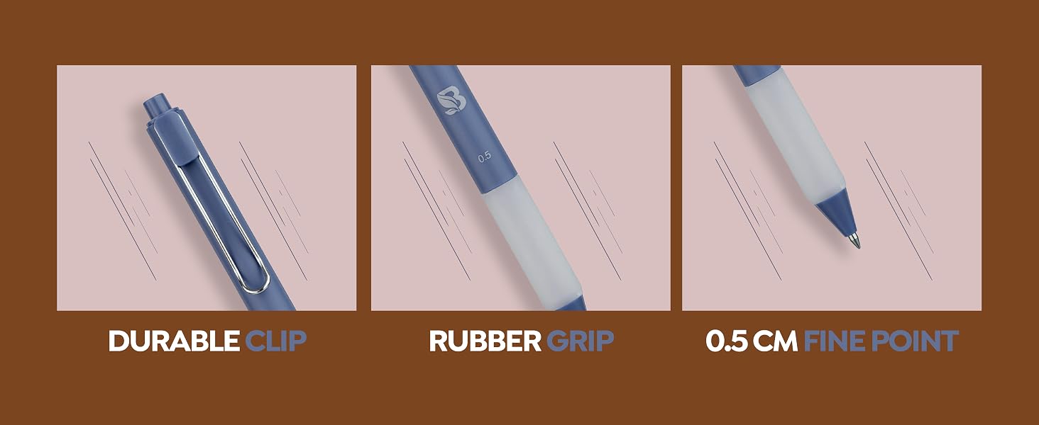 ournaling pens no bleed muted pastel pens natural color gel pens