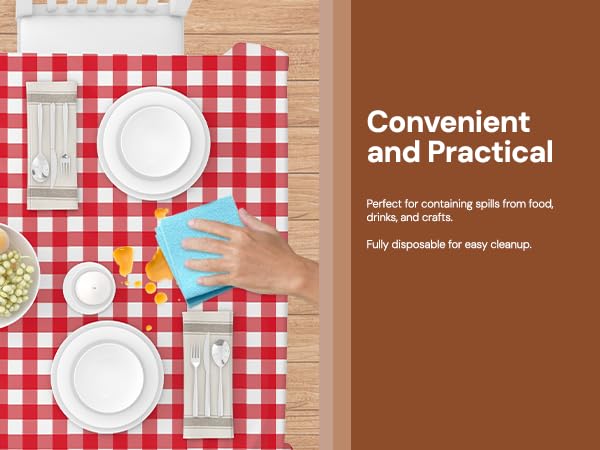 Zimpleware Plastic Tablecloth