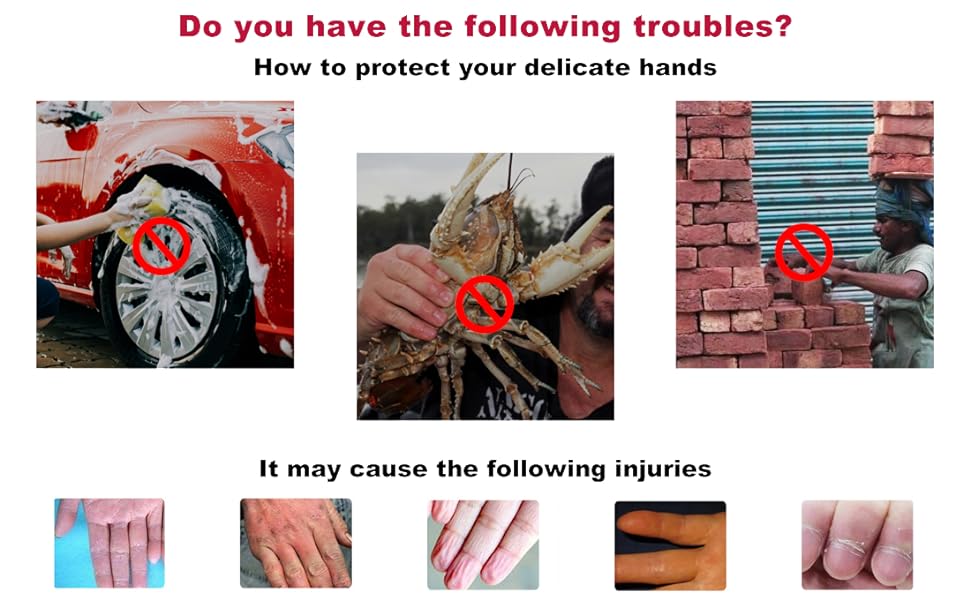 Without our gloves...
