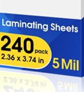 business card laminating sheets