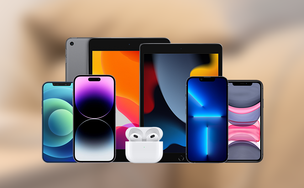 Widely compatible with Apple Lightning devices