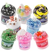 Slime Variety Pack Different Textures, 8 Pack Slime Kit for Kids, Includes Butter Slime, Cloud Sl...