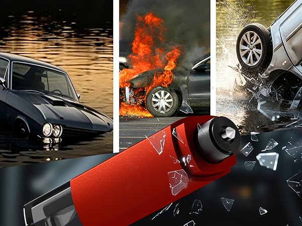 glass breaker and seatbelt cutter