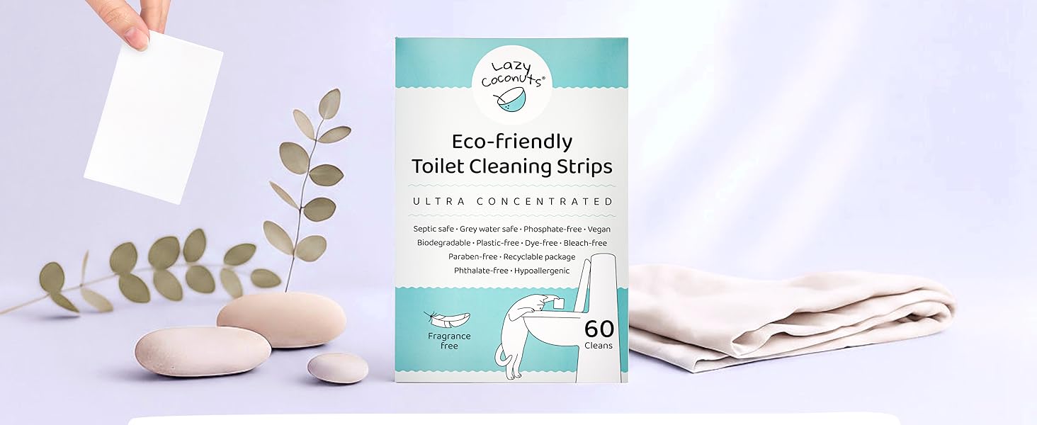 Lazy Coconuts Toilet Cleaning Strips