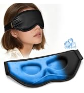 BeeVines 3D Cooling Gel Eye Mask for Puffy Eyes Migraines Headache Fast Relief, After Surgery Car...
