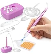 PP OPOUNT Diamond Art Vacuum Pen with 4 Drill Tips, Electric Diamond Painting Pen with Vacuum Pum...
