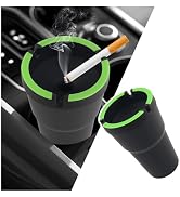 X-Large Car Ashtrays for Cigarettes,Portable & Self-Extinguishing Car Ashtrays for Cup Holder Sme...