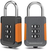 UP Security Small Locker Lock, Combination Lock for Locker, Small Combination Padlock for Luggage...
