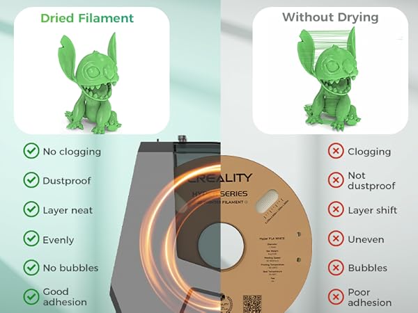 creality filament dryer creality space pi filament dryer box for 1.75mm PLA PETG ABS TPU PA