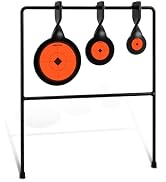 Mossy Oak Metal Targets for Shooting, 3 Spinner Shooting Targets | Auto Reset, 22 Rimfire Compati...