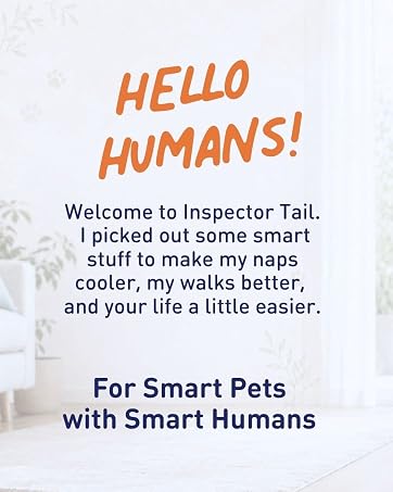 Hello from Inspector Tail pet accessories brand