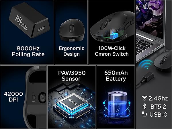 8000Hz Polling Rate